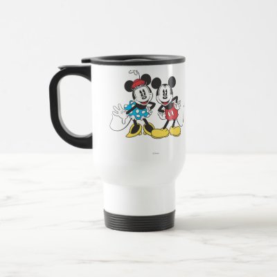 Classic Mickey Mouse & Minnie mugs