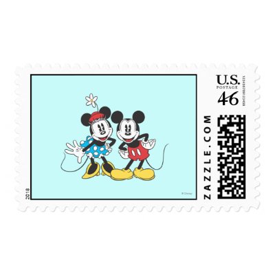 Classic Mickey Mouse & Minnie stamps