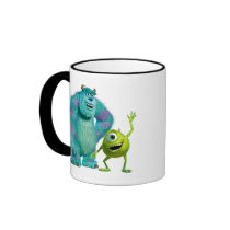 Classic Mike & Sully Waving Disney mugs