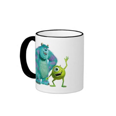 Classic Mike & Sully Waving Disney mugs