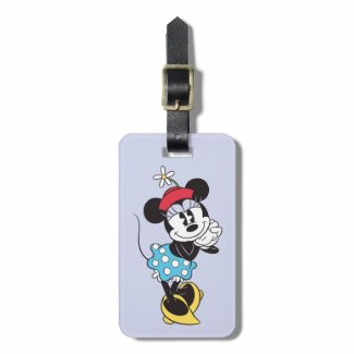 Classic Minnie Mouse 4 Bag Tags