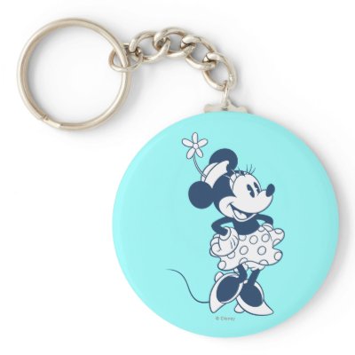 Classic Minnie Mouse Blue 1 keychains