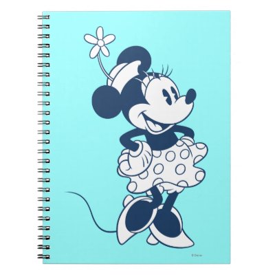 Classic Minnie Mouse Blue 1 notebooks