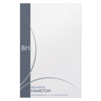 Classic Modern Blue Business Stationary Stationery Design