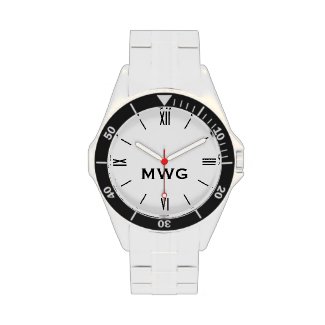 Classic Monogrammed Men's Watch