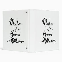 Classic Mother of the Groom 3 Ring Binders