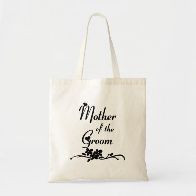 Classic Mother of the Groom Canvas Bag