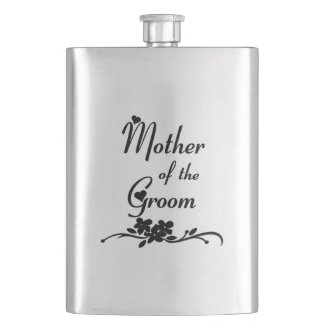 Classic Mother of the Groom Flask