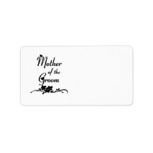 Classic Mother of the Groom Personalized Address Labels