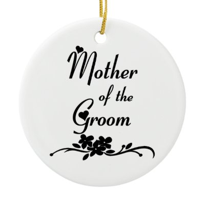 Classic Mother of the Groom Christmas Ornament