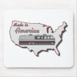 Classic Motor Home Made in America Mousepads