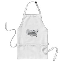 Classic Motor Home USA Road Trip Aprons