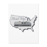 Classic Motor Home USA Road Trip Postcards