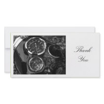 Classic Motorcycle Gauges - Thank You photo cards