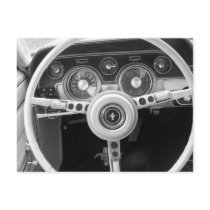 Classic Muscle Car Dashboard Postcards