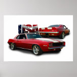 classic muscle car posters