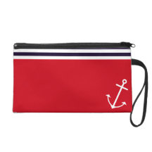 Classic Nautical Wristlet Purse