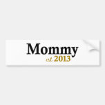 Classic New Mommy 2013 Bumper Sticker
