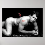 Classic Nude Man 2a - Valentine posters