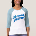 Classic Obama 08 Varsity style Swoosh Tail Graphic t-shirts