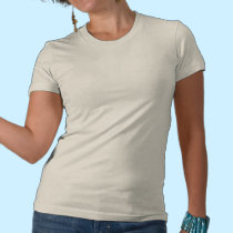 Classic Organic Fitted Tee with Blue Print t-shirts