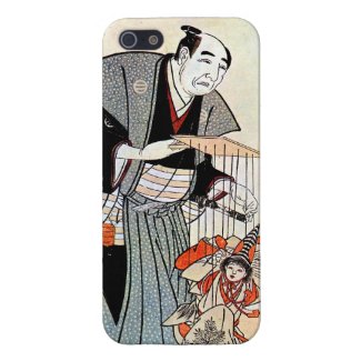 Classic oriental japanese puppeteer ukiyo-e art cases for iPhone 5
