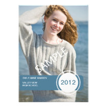 Classic Photo Graduation Party Invitation invitations