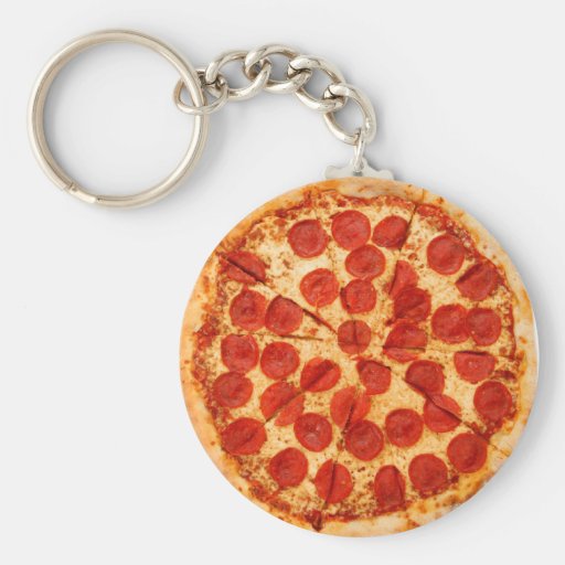 classic pizza lover key chains Zazzle