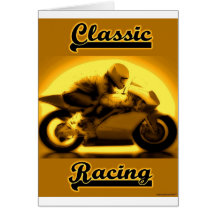 Classic Racing Greeting Card