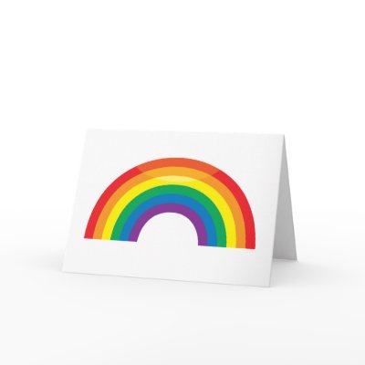 Classic Rainbow Greeting Card