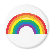 Classic Rainbow magnets by alternateworlds Classic Rainbow magnets