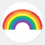 Classic Rainbow Round Sticker