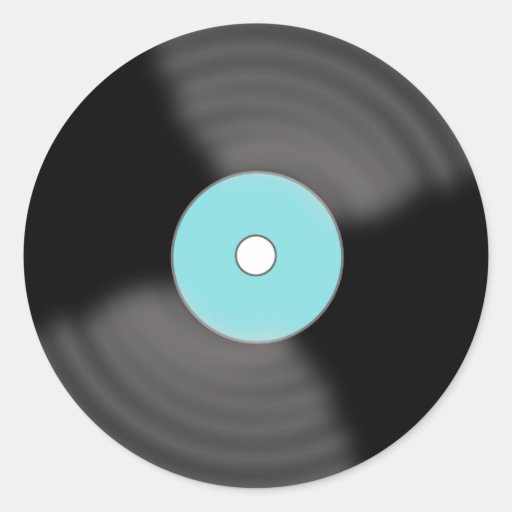 Classic Record Stickers | Zazzle