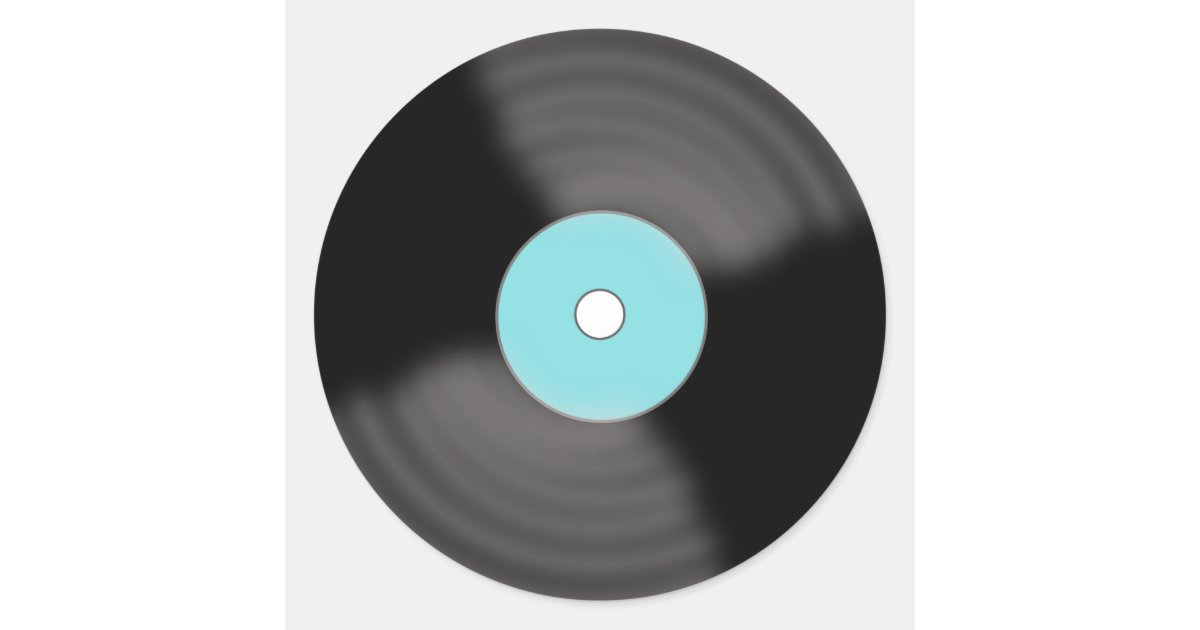 Classic Record Stickers | Zazzle