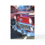 Classic Red Car Greeting Card