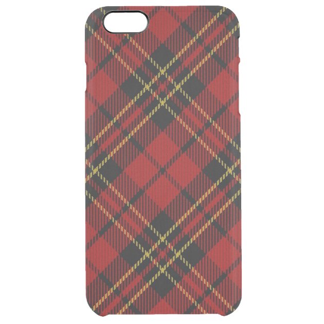 Classic Red Tartan iPhone 6/6S Plus Clear Case Uncommon Clearlyâ„¢ Deflector iPhone 6 Plus Case