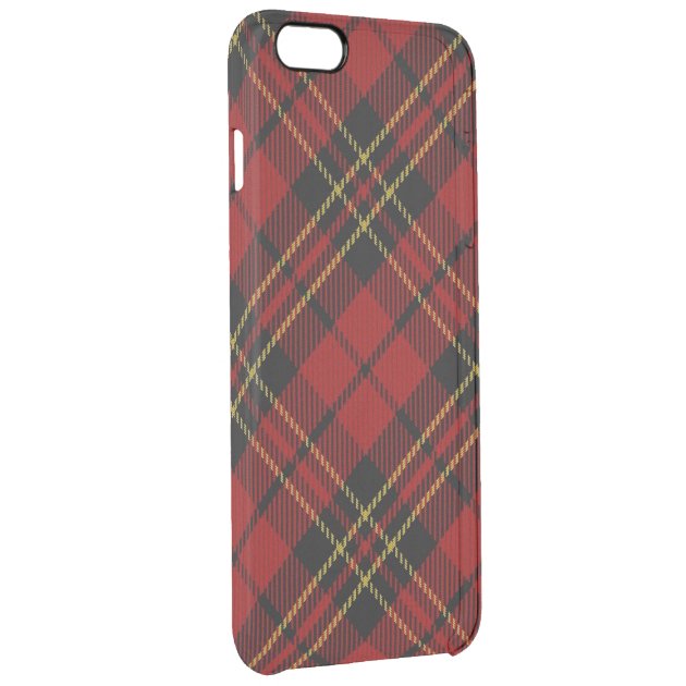 Classic Red Tartan iPhone 6/6S Plus Clear Case Uncommon Clearlyâ„¢ Deflector iPhone 6 Plus Case-2