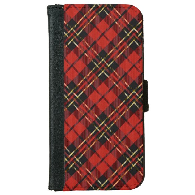 Classic Red Tartan iPhone 6/6S Wallet Case iPhone 6 Wallet Case