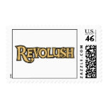 Classic Revolush Logo postage stamp