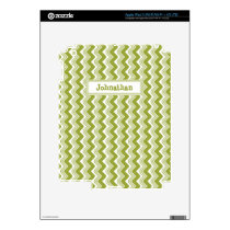 Classic Ripple Chevron iPad Skin - Olive skins