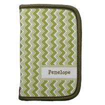 Classic Ripple Chevron Planner - Olive planners