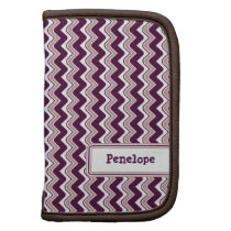 Classic Ripple Chevron Planner - Purple planners