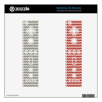 Classic Ripple Chevron Wii Remote Control Skins skins