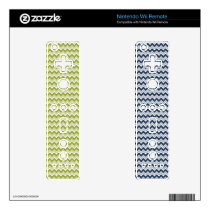 Classic Ripple Chevron Wii Remote Control Skins skins