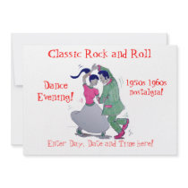 Classic Rock and Roll  Jive Dancing Invites