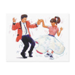 Classic Rock and Roll  Jive Dancing postcards
