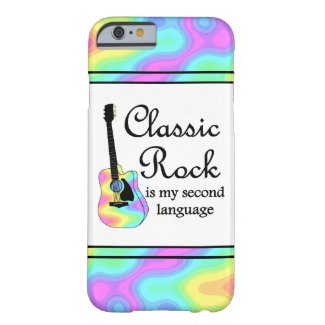 Classic Rock Is My Second Language iPhone 6 Case
