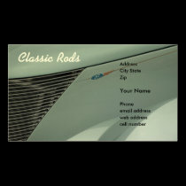 Classic Rods Business Card business cards