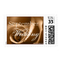 Classic Rose Custom Wedding Postage stamp