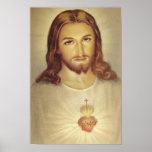 Classic Sacred Heart of Jesus Poster